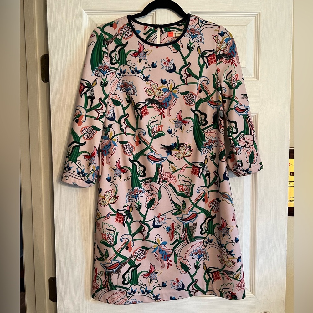 Ted Baker London Pink Floral Dress Women’s Size 4 - Picture 3 of 4